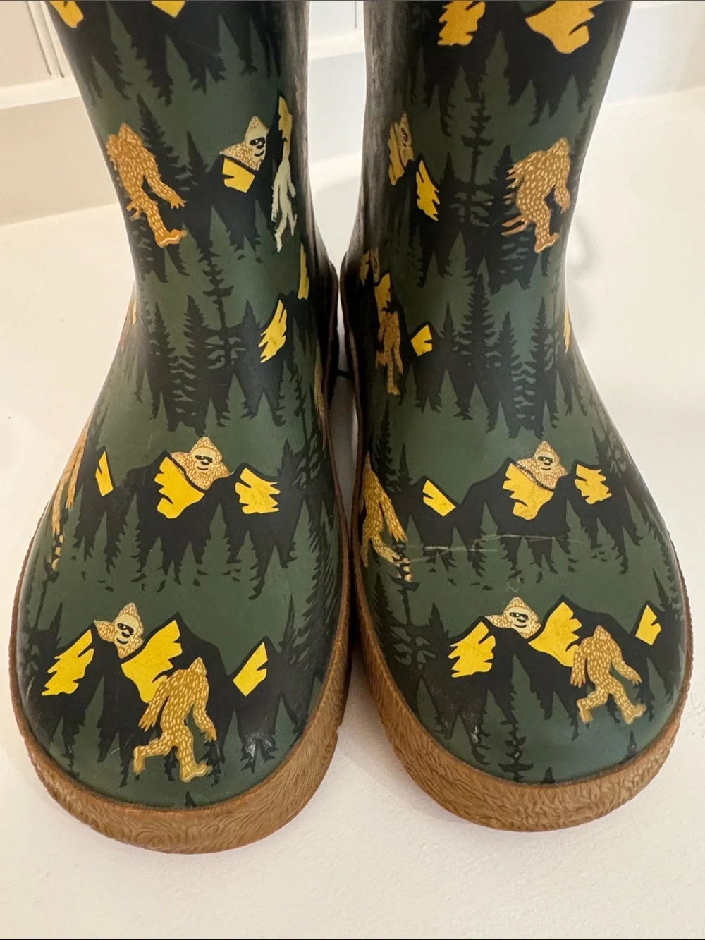 Bigfoot Western Chief Kids Boys 12  Pull On Rain Boots Waterproof Outdoor Winter
